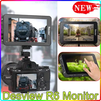 Монитор Desview R6 5,5 Дюймов UHB 4K HDMI FHD 1920x1080 3D LUT HDR Сенсорный Экран на Камере Полевой Монитор для DSLR Камеры Besview Изображение