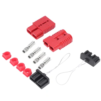 Быстроразъемный аккумулятор, красный Комплект разъемов для отсоединения жгута проводов, ABS, надежный для прицепов для лебедки Изображение