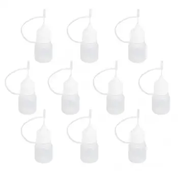 10шт 3 мл Наконечник Иглы Пустые Пластиковые Бутылки-Капельницы для хранения жидкости Изображение