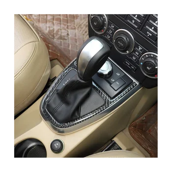 Декоративная отделка панели переключения передач Наклейки из углеродного волокна для Land Rover Freelander 2 2007-2012 Аксессуары Изображение