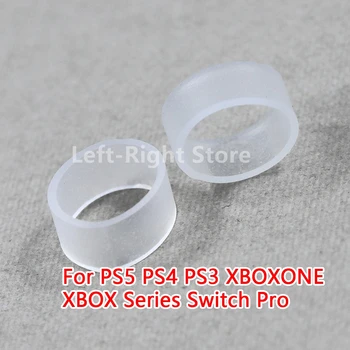 5 шт. для PS5 PS4 PS3 XBOX ONE серии XBOX Switch Pro Силиконовое кольцо, эластичное защитное кольцо для джойстика, невидимое защитное кольцо Изображение