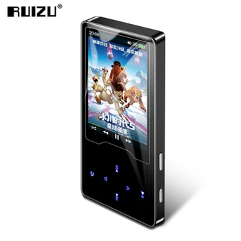 Новый продукт RUIZU D08 Mp3-плеер Usb 8 ГБ 16 ГБ Памяти 2.4 дюйма HD Большой Цветной Экран Воспроизведение Высококачественного Радио Fm-Плеер для электронных книг Изображение