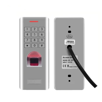 Контроль доступа к дверным воротам в металлическом корпусе 1000 пользователей Водонепроницаемая клавиатура контроля доступа по отпечаткам пальцев IP66 (без функции RFID) Изображение