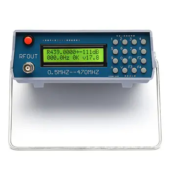 0,5 МГц-470 МГц Генератор Радиочастотного Сигнала Метр Тестер Для FM-Радио walkie-talkie debug digital CTCSS singal output Изображение