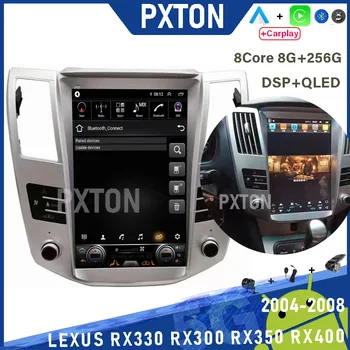 Pxton Для LEXUS RX330 RX300 RX350 RX400 RX450 2004-2008 Android Автомобильный Радиоприемник Стерео Экран Tesla Мультимедийный Плеер Carplay Auto 4G Изображение