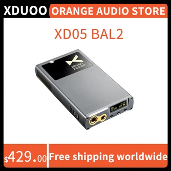 XDUOO XD05 BAL2 Портативный ЦАП и Усилитель Для наушников Bluetooth 5.1 XU316 4.4 мм Сбалансированный Порт Декодер Усилитель Изображение