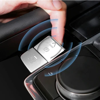 Автомобильная алюминиевая наклейка на рамку мультимедийной кнопки для Mazda 3 Axela CX-4 CX-5 LHD Аксессуары Изображение