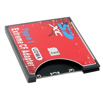 Новый чехол для карт SD-CF Поддерживает беспроводной Wi-Fi Адаптер SD-карты типа i Зеркальная камера Красный Изображение