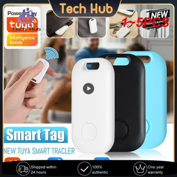 1 ~ 5ШТ мини-GPS-трекер Tuya Smart Tag, сумка для ключей, устройство для поиска домашних животных, устройство для определения местоположения, Беспроводная Bluetooth-совместимая сигнализация с защитой от потери Изображение