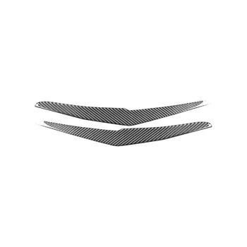 Наклейки для бровей и век фары, Накладка на крышку фары из мягкого углеродного волокна для Axela 2017 2018 Аксессуары Изображение
