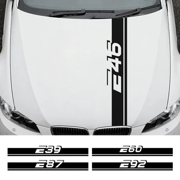 Наклейка На Капот Автомобиля Аксессуары Для Наклейки Виниловой Пленки Для BMW E39 E46 E60 E90 E28 E30 E34 E36 E53 E61 E62 E70 E87 E91 E92 E93 Изображение
