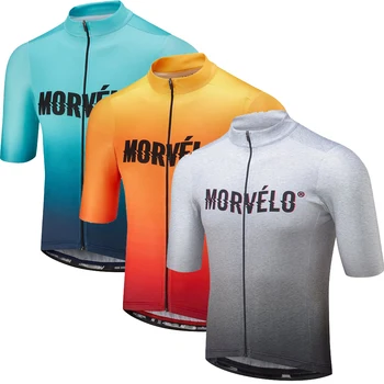 2019 Pro team Morvelo Летние Трикотажные Изделия Велосипедная Рубашка Мужская Велосипедная Майка Ciclismo Bicicleta Рубашка Топы Maillot Ciclismo Дышащая Изображение