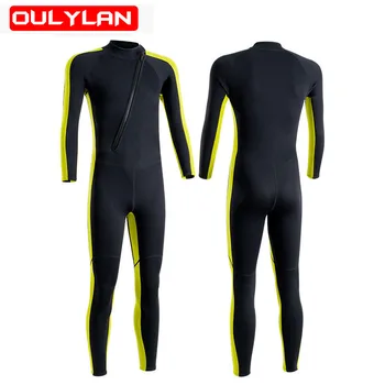 2023 Новый водолазный костюм для мужчин, 2 мм, для подводного плавания, Теплое зимнее снаряжение для плавания, для серфинга, цельный гидрокостюм, костюм медузы для женщин Изображение