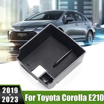 Для Toyota Corolla E210 2019 2020 2021 2022 2023 Гибридный автомобиль Центральная консоль Подлокотник Ящик для хранения Контейнер Органайзер Держатель Лоток Изображение