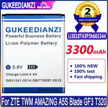 Аккумулятор для мобильного телефона большой емкости 3300 мАч для ZTE Blade GF3 T320, высококачественный аккумулятор Bateria Изображение