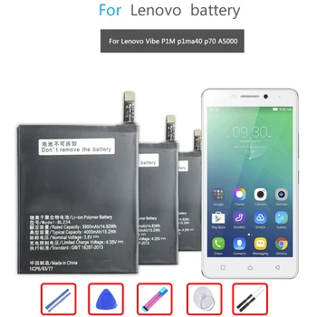для LENOVO BL234 BL 234 Новый аккумулятор для Lenovo A5000 Vibe P1M P1MA40 P70 P70t P70-T P70A P70-A с бесплатными инструментами Изображение