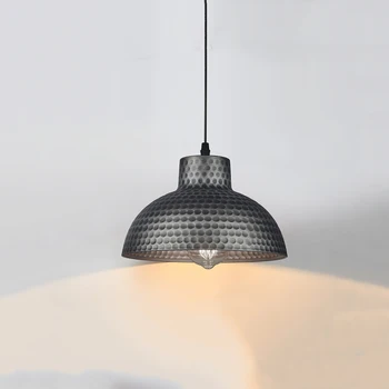 Современный подвесной светильник в промышленном стиле E27, белая винтажная люстра в американском стиле Кантри, освещение кухни-столовой в скандинавском стиле. Изображение