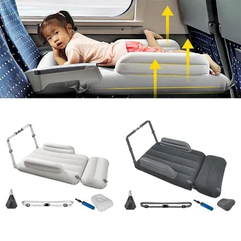 Детский надувной матрас, надувная кровать, автомобиль Teavel на большие расстояния, самолет, Высокоскоростное путешествие по железной дороге, Самоуправляемый артефакт сна сзади. Изображение