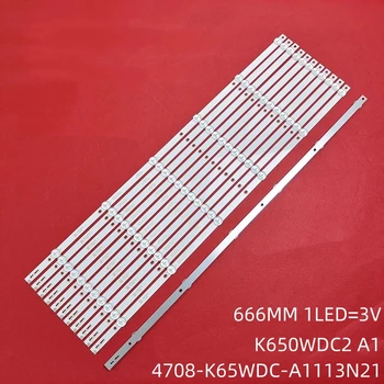 Светодиодные ленты для 4708-K65WDC-A1113N21 AOC 65U5080 65U810 65PUF6263/T3 K650WDC2 6 лампы A1213K01 65U5855EC Alux Al65asuhd, 65LUA69K Изображение