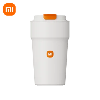 Портативная кофейная чашка Xiaomi из нержавеющей стали 316, Кружка-термос 500 мл, EBWB02MSK Изображение