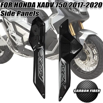 Для Honda X-ADV XADV 750 XADV750 2017-2020 Защита рамы мотоцикла из настоящего углеродного волокна, Боковая крышка, Защитная панель для обтекателя Изображение