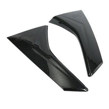 Защитная накладка для бокового спойлера заднего стекла из углеродного волокна для XV Изображение
