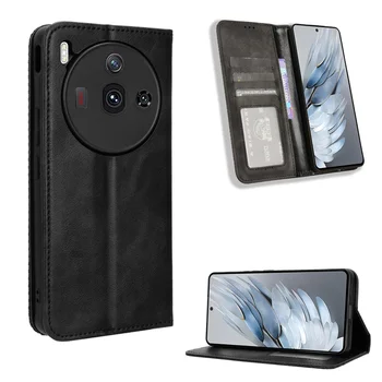 Для Nubia Z50S Pro чехол Кожаный бумажник премиум-класса кожаный флип-чехол для телефона ZTE Nubia Z50S Pro NX713J чехол Изображение
