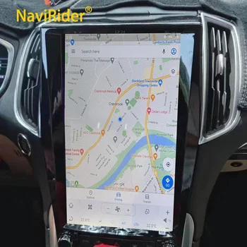 Tesla Style 13,6-дюймовый Android-Экран Для Ford Edge 2015-2019 GPS-Навигация Carplay Авторадио Стерео Автомобильный Мультимедийный Видеоплеер Изображение