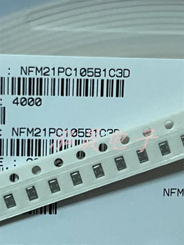 Новый оригинальный NFM21PC105B1C3D Трехполюсные Фильтрующие Конденсаторы EMI Шумовой фильтр 1uF 4A 16V 0805 Изображение