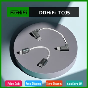 DD ddHiFi Совершенно Новый модернизированный кабель передачи данных TC05 TypeC-TypeC для подключения USB-C декодеров / музыкальных плееров к смартфонам /компьютерам Изображение