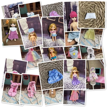 10 см Кукла ликка Одежда модные свитера сломанные брюки для девочек мини Licca Azonevery красивая новая одежда красивая кукла Ликка Изображение