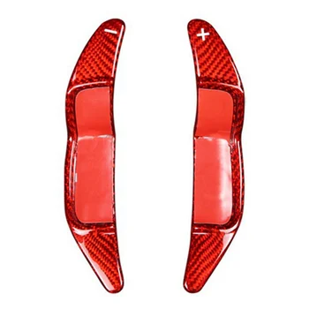 Красные Подрулевые Переключатели из Углеродного Волокна для BMW Mini R56 LCI Clubman R55 R57 R58 R59 R60 Удлинитель Руля DSG Изображение