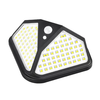 Солнечные настенные светильники Настенные светильники с 3 режимами освещения для отделки наружных стен и заборов Изображение