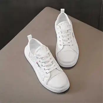 кроссовки с низкой шнуровкой, женские теннисные туфли 34 размера, коричневые ботинки, женский спортивный комплект для тренировок, новые быстрые поставщики tenisfeminino YDX2 Изображение