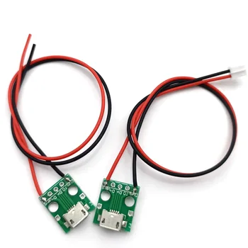Адаптер MICRO USB-DIP с 5-контактным гнездовым разъемом Type-C на печатной плате 4-контактный преобразователь макетной платы SMT Материнское сиденье Изображение
