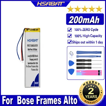 Аккумулятор HSABAT Frames Alto емкостью 200 мАч для аккумуляторов Bose Frames Alto Smart Audio Glasses Изображение