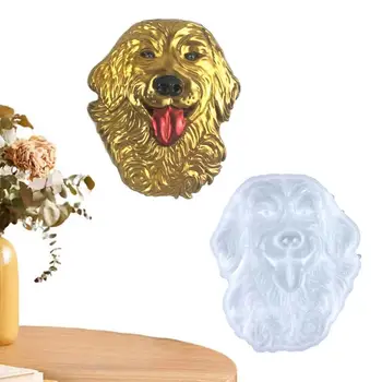 Силиконовая форма в форме собаки, формы из смолы для животных, форма для литья эпоксидной смолы своими руками Изображение