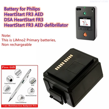 Медицинский Аккумулятор 12V/4700mAh 989803150161, 453564594921, 453564288031 для Дефибриллятора Philips HeartStart FR3 AED DSA Изображение