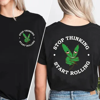 Забавная футболка Rolling Bong Weed 