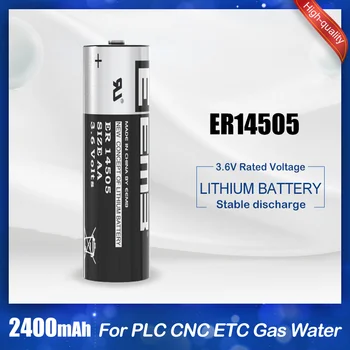 1ШТ ER14505 14505 AA батарея 2400mAh 3,6 V Неперезаряжаемая Литиевая Батарея Для Оборудования ETC PLC Станок с ЧПУ Счетчик Газа и воды 2A Изображение