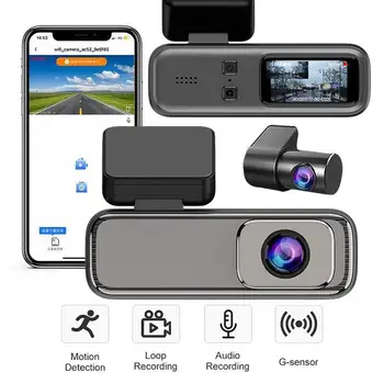 Видеорегистратор 2K WiFi Автомобильная камера Super Night Vision Dashcam G-Сенсор 24-часовой Парковочный монитор Видеомагнитофон Изображение